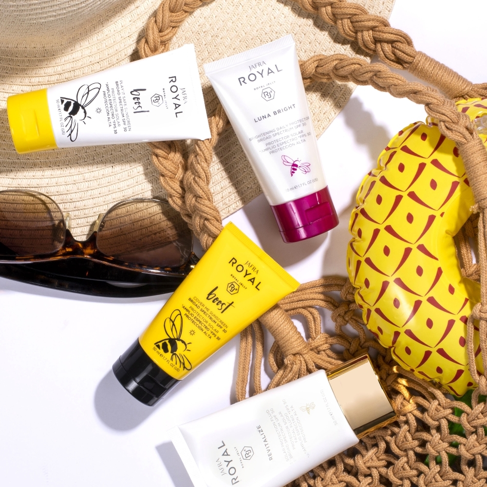 JAFRA SKINCARE PRODUCTS AND MAKEUP